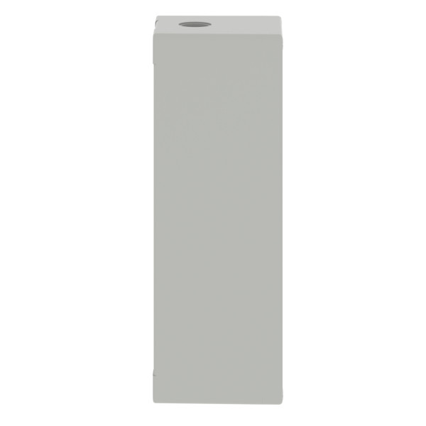 Boite métal vide grise - m25 x1 - 8 trous 22 mm - 80x220x77 mm