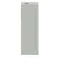 Boite métal vide grise - m25 x1 - 8 trous 22 mm - 80x220x77 mm
