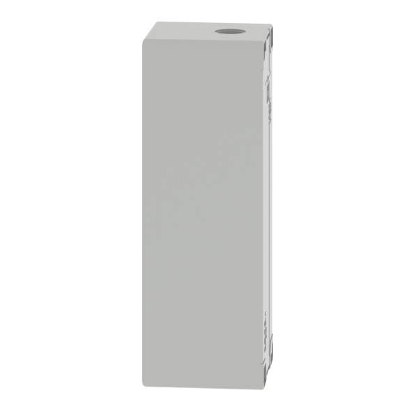 Boite métal vide grise - m25 x1 - 4 trous 30 mm - 80x220x77 mm