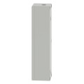 Boite métal vide grise - m32 x1 - 5 trous 22 mm - 85x310x77 mm