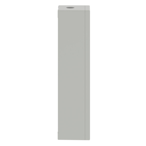 Boite métal vide grise - m32 x1 - 10 trous 22 mm - 85x310x77 mm
