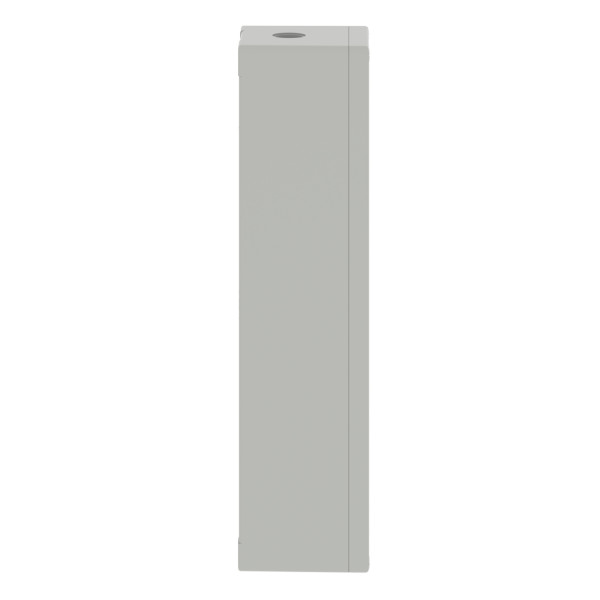 Boite métal vide grise - m32 x1 - 6 trous 30 mm - 85x310x77 mm