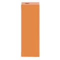 Boite métal vide orange - m25 x1 - 6 trous 22 mm - 80x220x77 mm