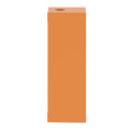 Boite métal vide orange - m25 x1 - 4 trous 30 mm - 80x220x77 mm