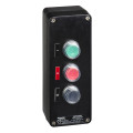 BOITE A BOUTON ATEX EN PLASTIQUE  TROIS BOUTONS