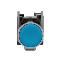 Harmony bouton-poussoir bleu Ø22 - à impulsion affleurant - 1F