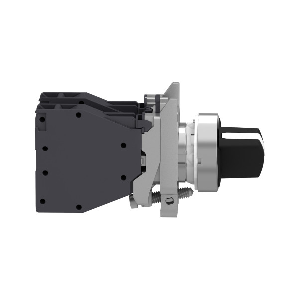 Harmony xb4 - bouton tournant atex - 2 positions fixes - 1f+1o - noir - Ø22