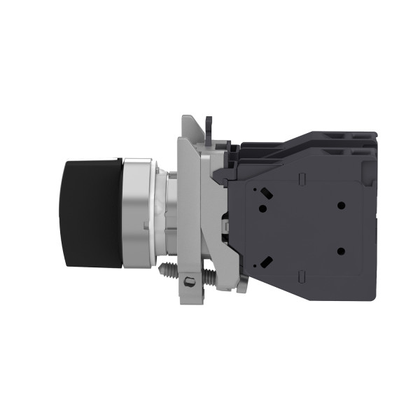 Harmony xb4 - bouton tournant atex - 3 positions fixes - 2f - noir - Ø22