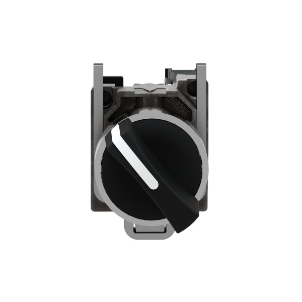 Harmony XB4 - bouton tournant à manette - Ø22 - 2 pos à rap. - noir - 1F - vis