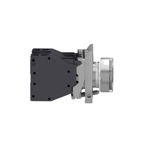 Harmony xb4 - bouton poussoir affleur - blanc - Ø22 - capuch transp - 1f - atex