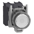 Harmony xb4 - bouton poussoir affleur - blanc - Ø22 - capuch transp - 1f - atex