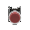 Harmony bouton-poussoir rouge IP69K Ø22 - à impulsion - 1O