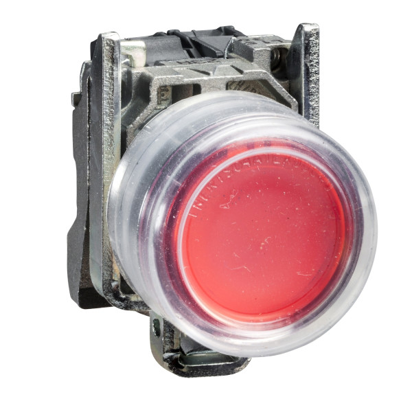Harmony bouton-poussoir rouge IP69K Ø22 - à impulsion - 1O