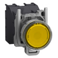 Harmony xb4 - bouton poussoir atex - Ø22 - capuchonné affleurant - 1f - jaune
