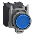 Harmony xb4 - bouton poussoir atex - Ø22 - capuchonné affleurant - 1f - bleu