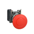 Harmony - bouton poussoir arrêt d'urgence XB4 - Ø 22mm - rouge - pousser/tirer