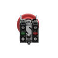 Harmony arrêt d'urgence rouge Ø22 - tête Ø 40 - pousser-tirer - 1O+1F