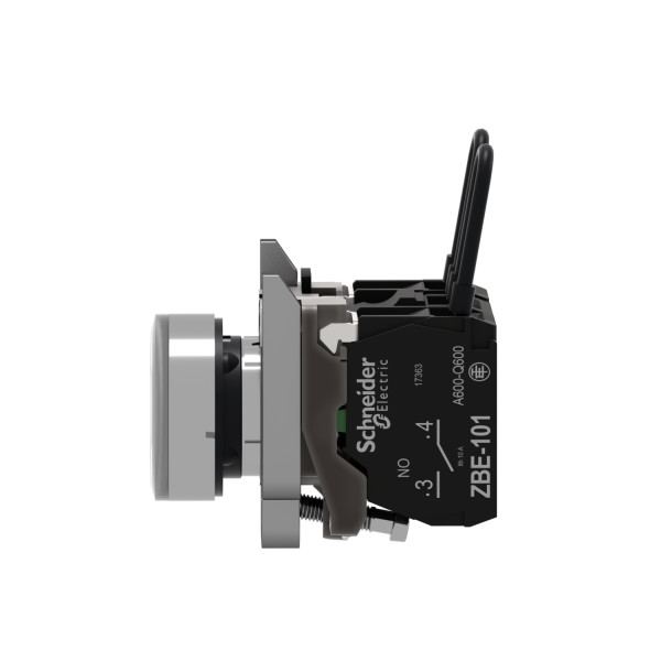 Harmony xb4 - voyant led - test lampe - blanc - Ø22 - 24vdc - racc vis étrier