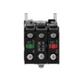 Bouton poussoir Lumineux LED Harmony XB4 – 1F+1O – Vert – Ø22 mm – 24V AC/DC
