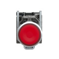 Harmony bt-pous lumineux rouge Ø22 - impulsion - <=250 V - 1O+1F