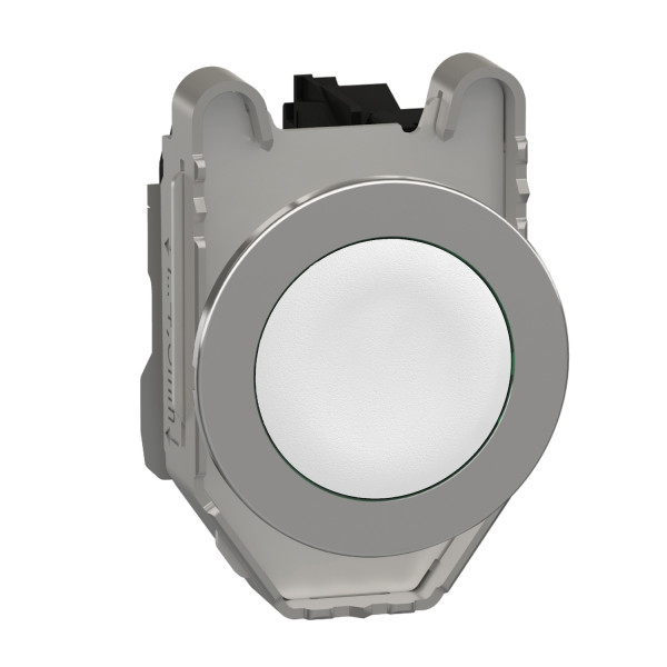 Harmony xb4 - bouton poussoir à impulsion - ø22 - flush - blanc - 1f - vis étr