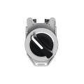 Harmony xb4 - bouton tournant à manette - ø22 - flush - 2 pos fix - noir - 1o+1f