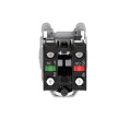 Harmony xb4 - bouton tournant à manette - ø22 - flush - 2 pos fix - noir - 1o+1f