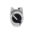 Harmony xb4 - bouton tournant à manette - ø22 - flush - 2 pos à rap. - noir - 1f