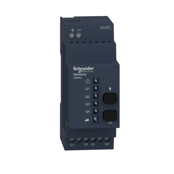 Harmony récepteur programmable 2 sorties relais 3A 2 boutons 6 LEDs 24-240Vac