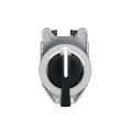 Harmony xb4 - bouton tournant crosse - ø22 - flush - 3 pos rap c - noir - 2f