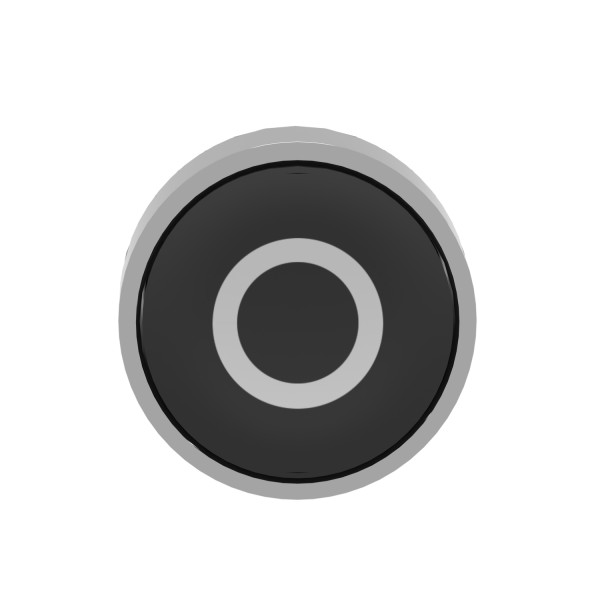 Harmony tête de bouton poussoir - Ø22 - noir - O