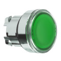 Harmony tête de bouton poussoir lumineux - Ø22 - pour insertion étiquette - vert