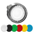 Harmony xb4 - tête bouton poussoir - Ø22 - 6 couleurs - pour insertion étiquette