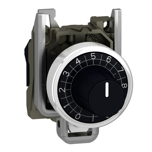 Harmony tête de potentiomètre à molette - Ø22 - axe de 6 mm - noir