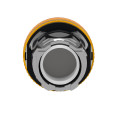 Harmony tête de voyant - Ø22 - rond - cabochon lisse orange