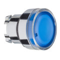 Harmony tête de bouton poussoir lumineux - Ø22 - bleu - pour BA9s