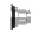 Harmony xb4 - tête bouton poussoir à impulsion - ø22 - flush - marqué - blanc
