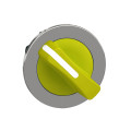 Harmony xb4 - tête bouton tournant manette - ø22 - flush - 2 posit fixes - jaune