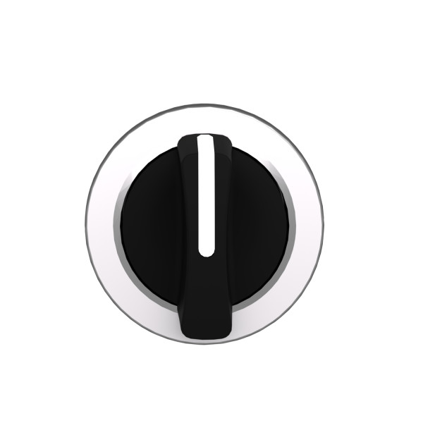 Harmony xb4 - tête bouton tournant manette - ø22 - flush - 3 posit fixes - noir