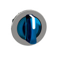 Harmony xb4 - tête bouton à manette lumineux - ø22 - flush - 3 pos fix - bleu