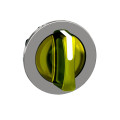 Harmony xb4 - tête bouton à manette lumineux - ø22 - flush - 3 pos fix - jaune