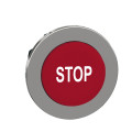Harmony xb4 - tête bouton poussoir - ø22 - flush - dépassant - marqué - rouge