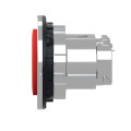Harmony xb4 - tête bouton poussoir - ø22 - flush - dépassant - marqué - rouge