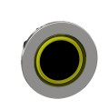 Harmony xb4 - tête bouton poussoir lum del - ø22 - flush - anneau - jaune