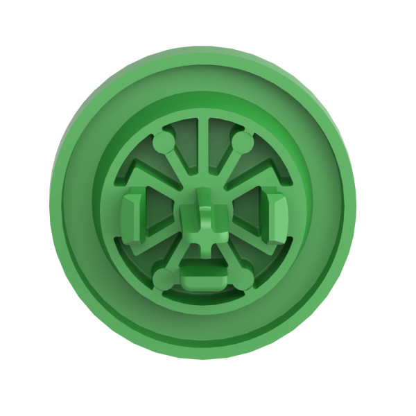 Harmony - capsule pour bouton poussoir - lisse - Ø22 - vert