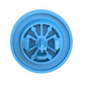 Harmony - capsule pour bouton poussoir - lisse - Ø22 - bleu