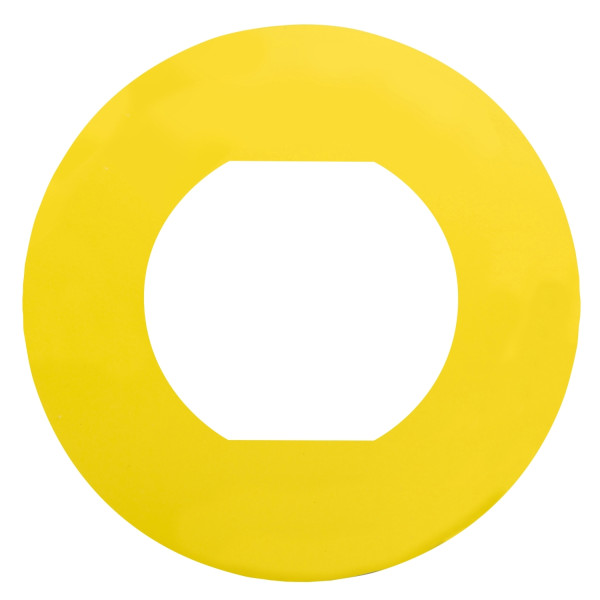 Harmony - étiquette plate - jaune - vierge - Ø60 - pour zbz1605