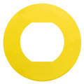Harmony - étiquette plate - jaune - vierge - Ø60 - pour zbz1605