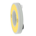 Harmony - étiquette lumineuse rouge - Ø60 - logo en13850 - fond jaune - 24v