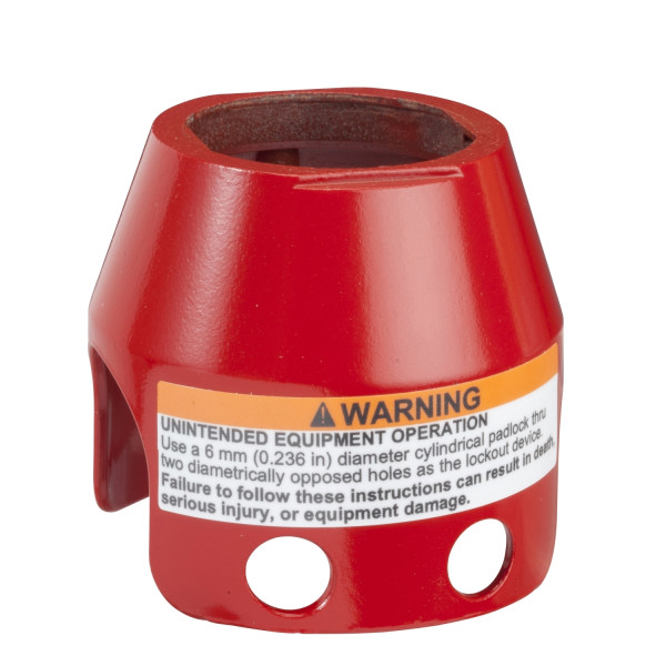 Protection pour coup de point d'arrêt d'urgence 40mm Schneider Harmony XB4 métallique rouge